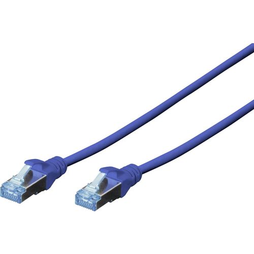 Digitus DK-1531-050/B RJ45 mrežni kabel, Patch kabel cat 5e SF/UTP 5.00 m plava boja  1 St. slika 3