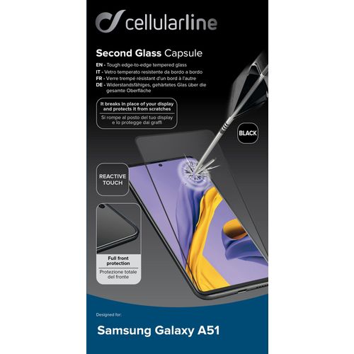 Cellularline zaštitno staklo za Samsung Galaxy A51 slika 1