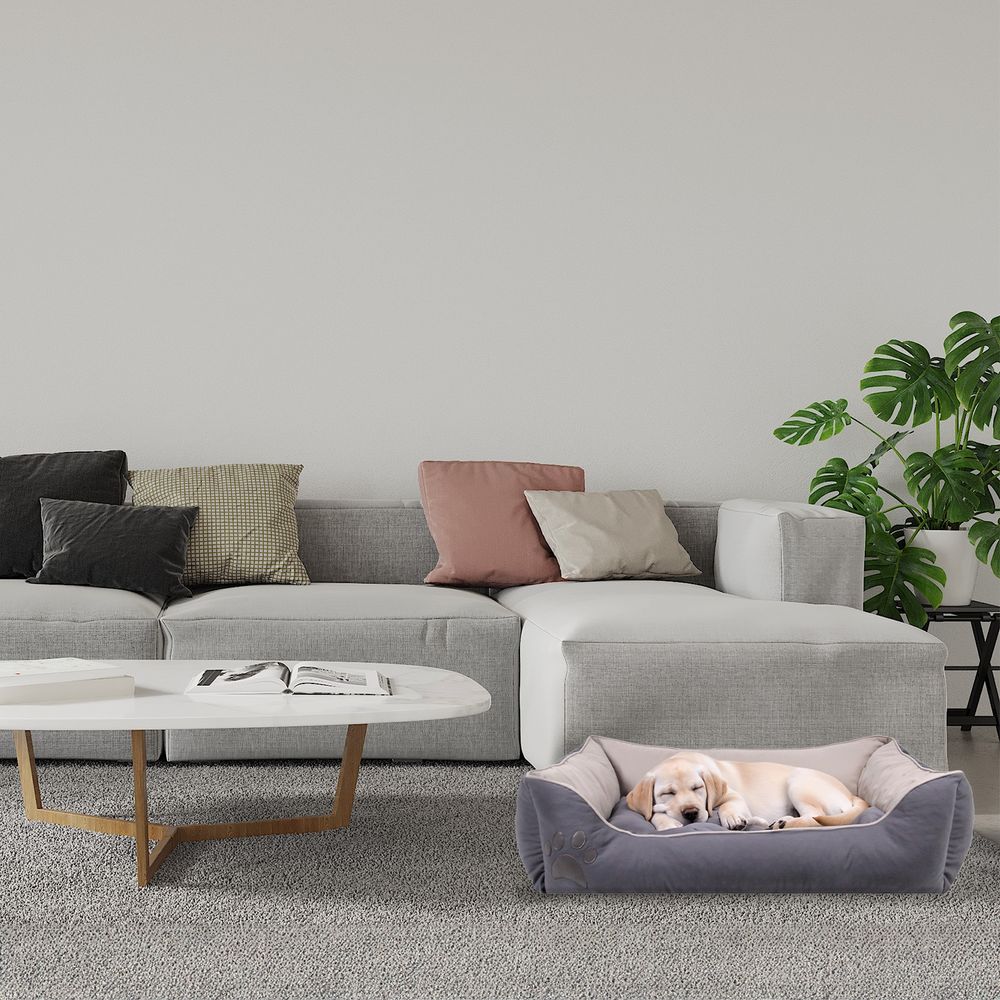 Pet bed Lucy Dog & Cat M, colours: grey, light grey slika 1