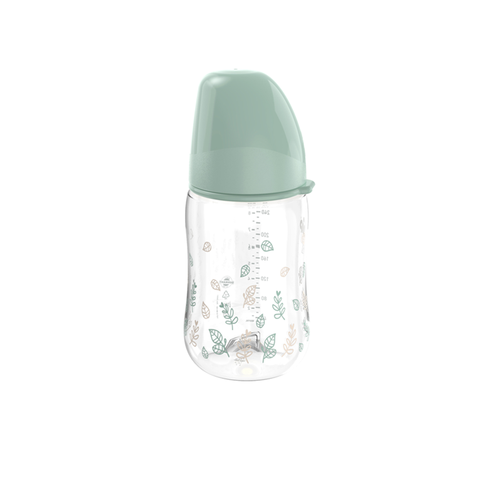 nip® Plastična flašica širokog grla Cherry Green 260ml 0m+, Green slika 2