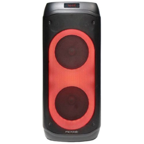 Microlab PT802W karaoke zvucnik 200W, Bluetooth, LED, 11,1V/4400mAh, TWS, Aux, USB, microSD, + Mic*2 slika 1
