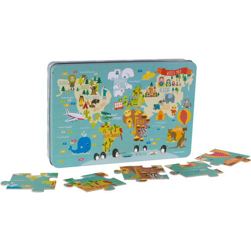 APLI kids XL puzzle - Mapa sveta slika 1