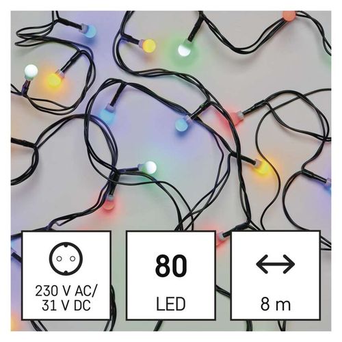 Emos LED svetlosni lanac - cherry 80 LED 8m MTG-D5AM02 slika 2