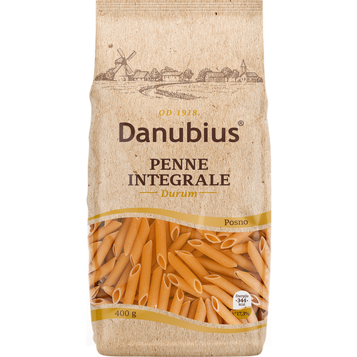 Danubius   Penne integrale 400 gr slika 1