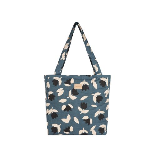 Nobodinoz Hyde Park Tote Torba Blue Black Tulips slika 2