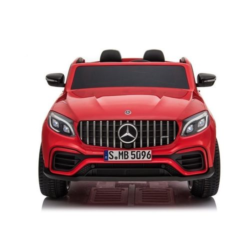 Licencirani auto na akumulator Mercedes GLC 63S QLS 4x4 - dvosjed - crveni/lakirani slika 2