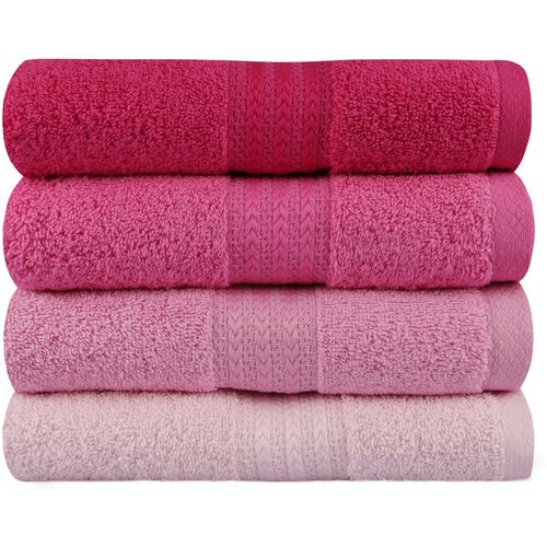 Colourful Cotton Set ručnika PINKY, 50*90 cm, 4 komada, Rainbow - Pink slika 2