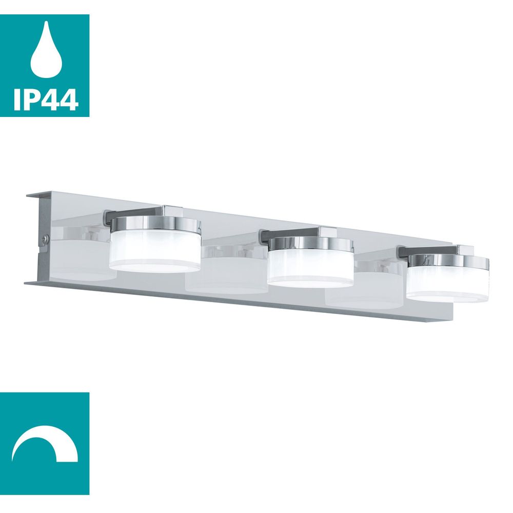 Eglo Romendo 1 zidna lampa, 3x7,2W, 1620lm, krom/bijela slika 3