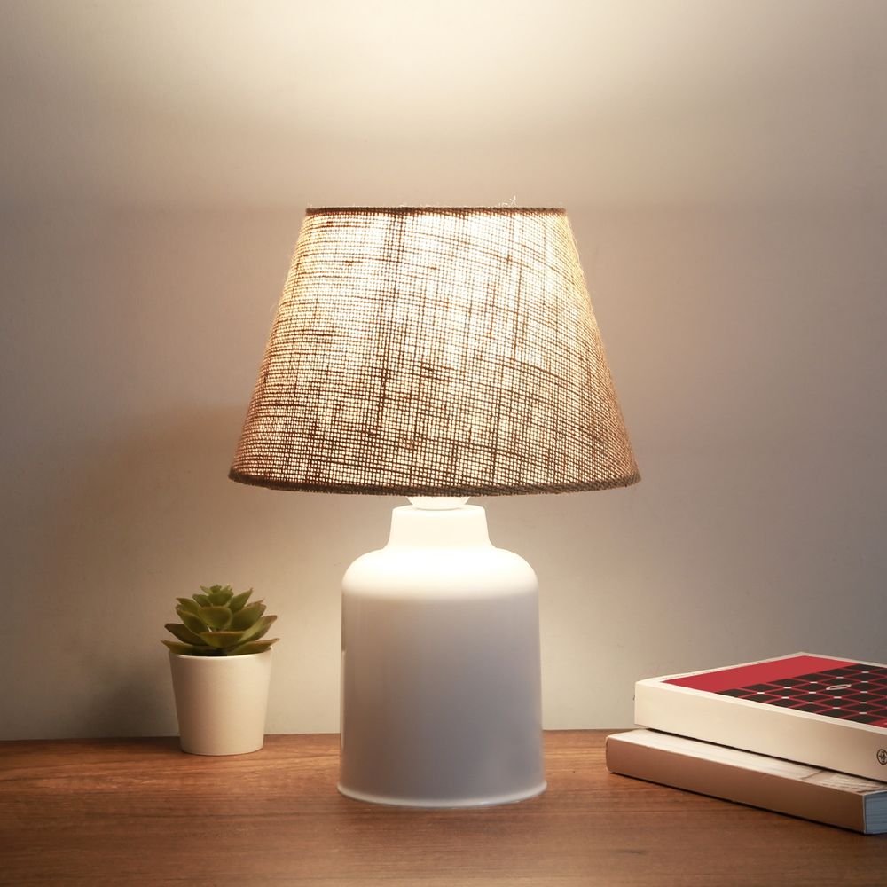 AYD-3161 Krem Bijela Stolna Lampa slika 1