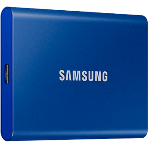 Samsung MU-PC2T0H/WW Portable SSD 2TB, T7, USB 3.2 Gen.2 (10Gbps), [Sequential Read/Write : Up to 1,050MB/sec /Up to 1,000 MB/sec], Blue slika 4