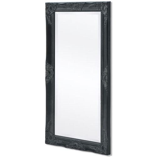 Zidno ogledalo Barokni stil 100x50 cm Crno slika 1