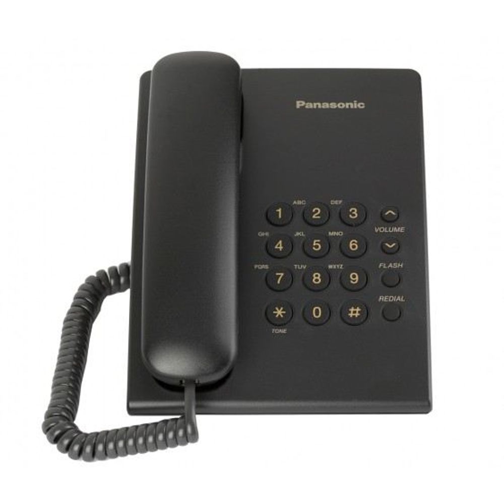 PANASONIC telefon stolni KX-TS500FXB crni slika 1