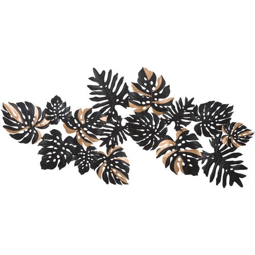 Mauro Ferretti Metalni zidni panel dark leaf cm 133x6,5x63 slika 1