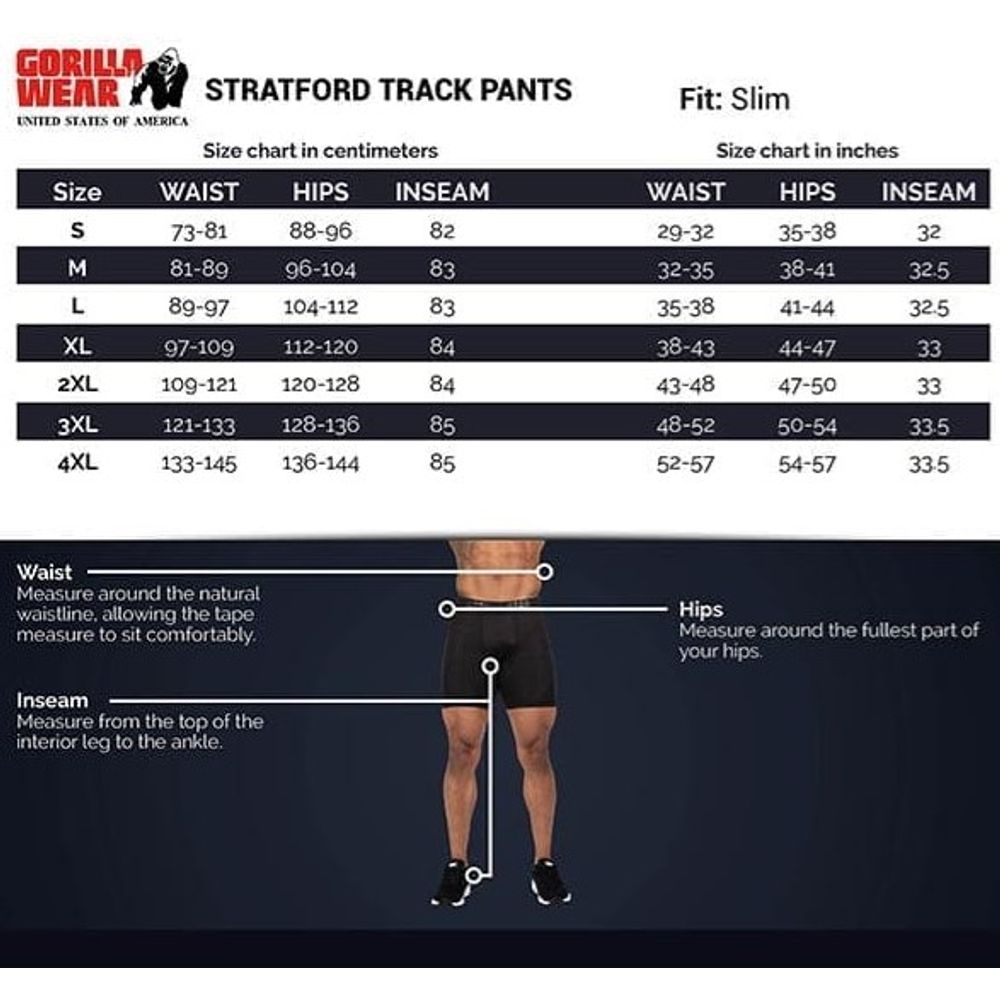 Gorilla Wear STRATFORD Trenerka donji dio, Navy slika 8