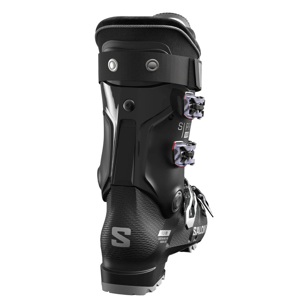 Salomon Ženske pancerice S/Pro Supra 80 GW, Black/Silver Metallic slika 3