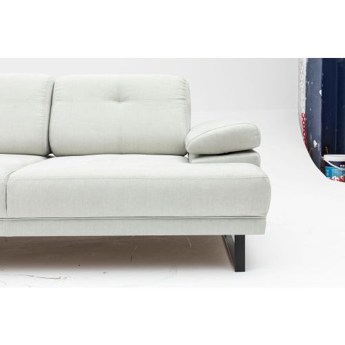 Atelier Del Sofa Dvosjed MUSTANG bijeli, Mustang - White slika 6