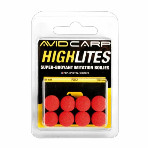 AVID CARP HIGHLITES - 10mm RED (AVHL/10R)