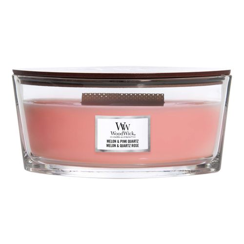 Woodwick Sveća Ww Classic Elipse Melon & Pink Quartz 1681466E slika 1