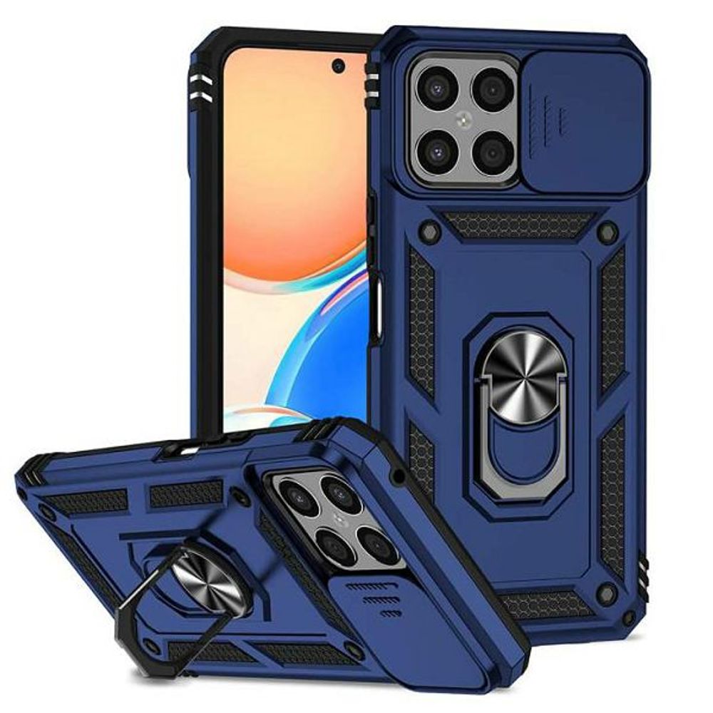 MM TPU HONOR 600 LITE - ANTI-SHOCK WITH RING plava slika 1