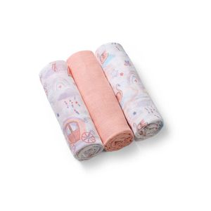 BabyOno Tetra pelene Muslin Balerina, boja breskve