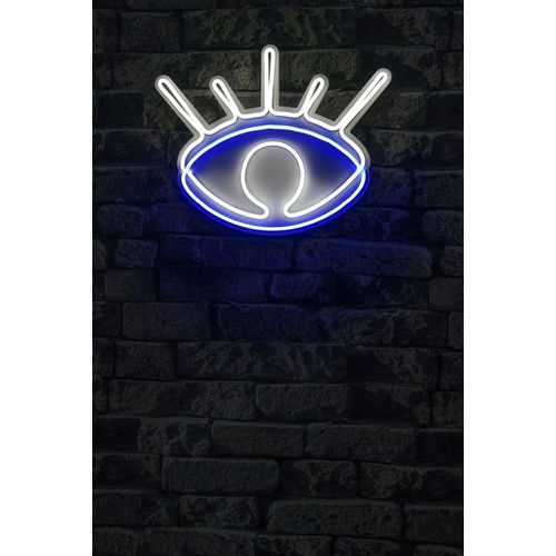 Wallity Ukrasna plastična LED rasvjeta, Evil Eye - White slika 2