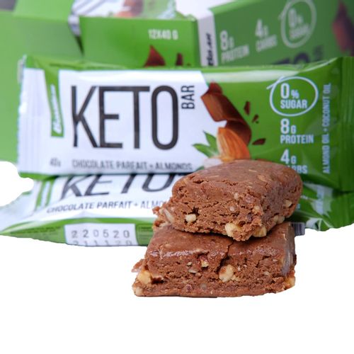 BOMBBAR Keto bar nepreliveni, čokoladom i badem 40g slika 2