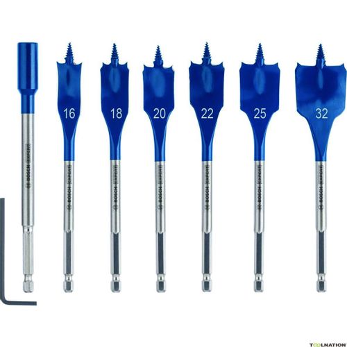 Bosch  7-delni set pljosnatih burgija  Self Cut Speed 16 / 18 / 20 / 22 / 25 / 32 x 152mm EXPERT 2608900334 slika 1