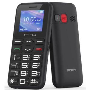 IPRO SENIOR F183 32MB, Mobilni telefon DualSIM, 3,5mm, Lampa, MP3, MP4, Kamera, Crni