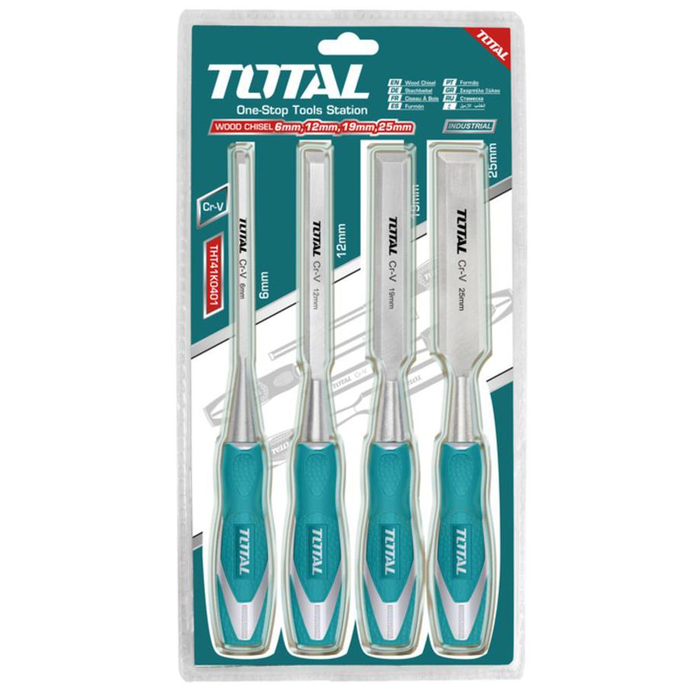 TOTAL 4-dijelni set drvenih dlijeta / INDUSTRIAL (THT41K0401) slika 2