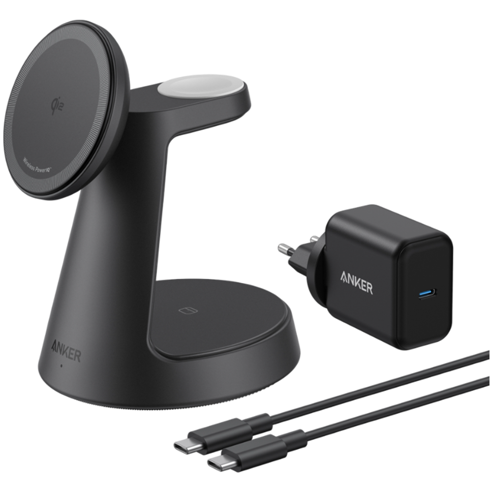 Anker MagGo Bežični punjač (3-in-1, Dock Stand), Black slika 6