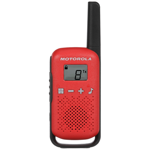 Motorola Walkie Talkie, domet 4 km, 16 kanala, crvena - TLKR T42 RD slika 2