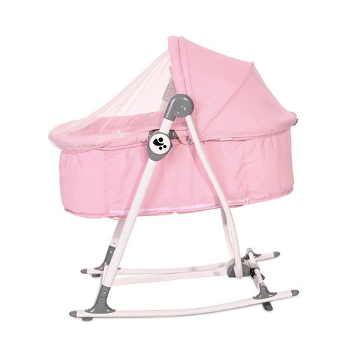 LORELLI CRADLE ALICANTE Kolijevka i Njihalica za Bebe 2u1 Pink (0-6mj/do 9kg) slika 3