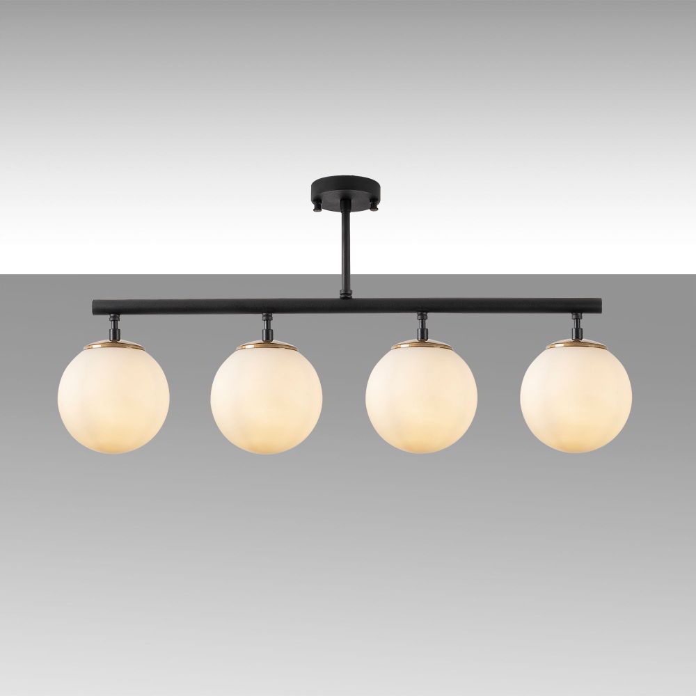 Luster Fazli - 10426 u crno-zlatno-krem boji slika 3