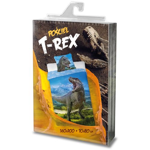 Baloo Posteljina za decu Dino T-Rex  160x200+70x80cm slika 2