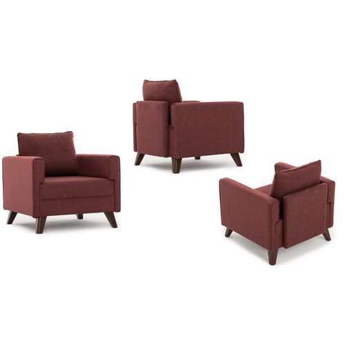 Atelier Del Sofa Fotelja BELLA crvena, Bella Armchair - Claret Red slika 6