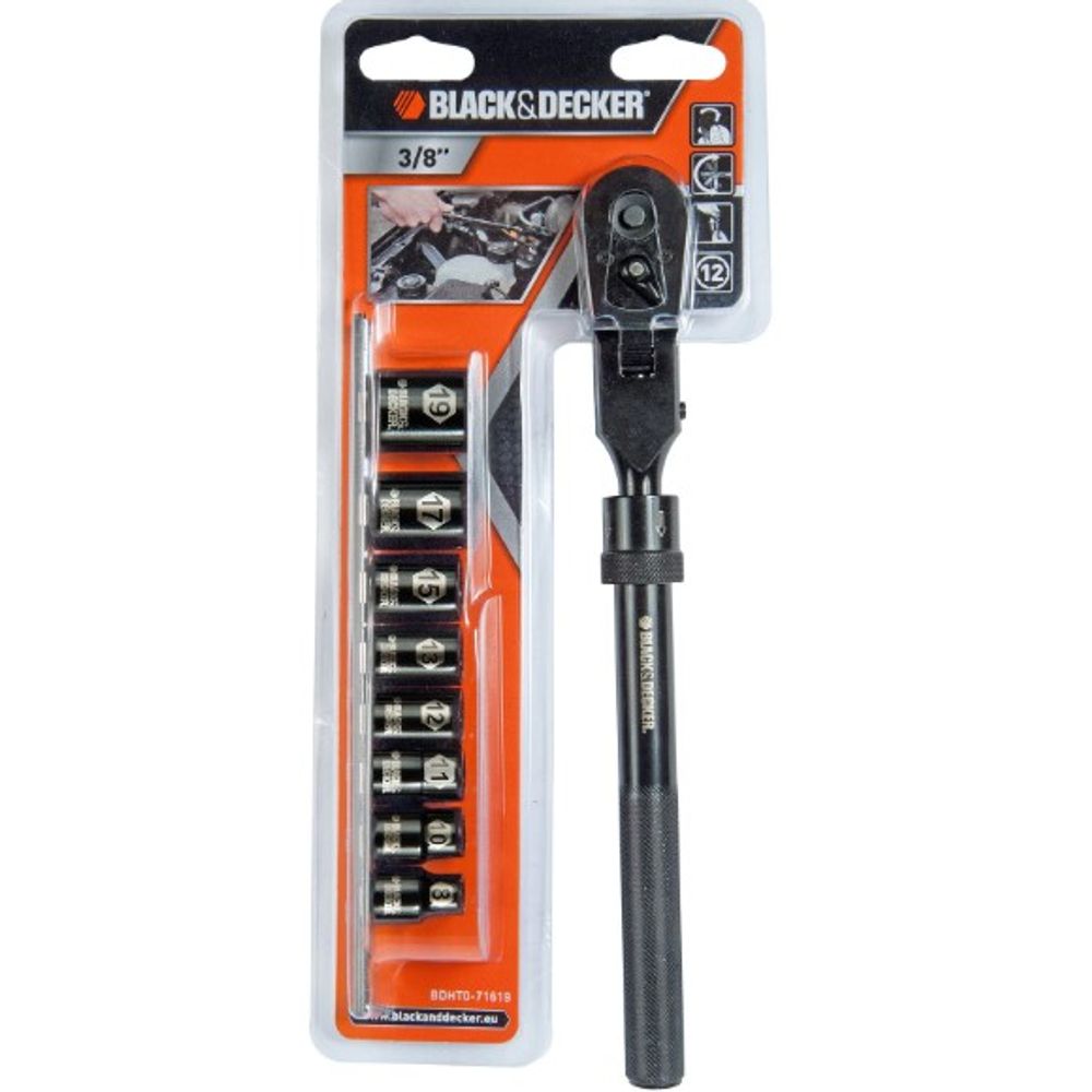 Black&Decker nasadni ključevi s račnom BDHT0-71619 slika 2