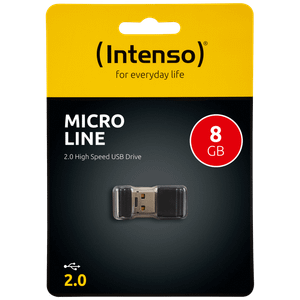 (Intenso) USB Flash drive 8GB Hi-Speed USB 2.0, Micro Line - ML8