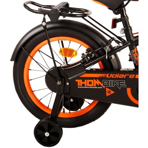 Dječji bicikl Volare Thombike 16" s dvije ručne kočnice crno-narančasti slika 4