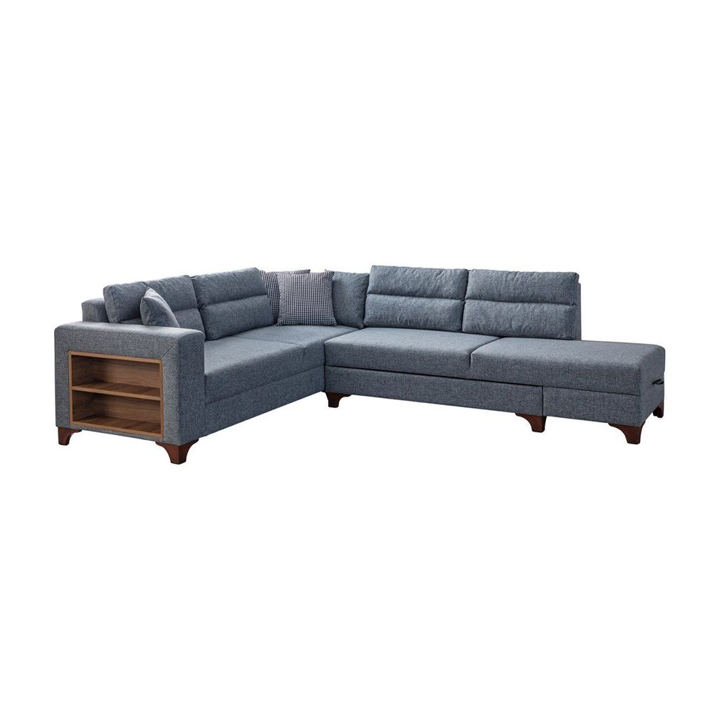 Ugaona Sofa Tloft Lijeva - Siva slika 8