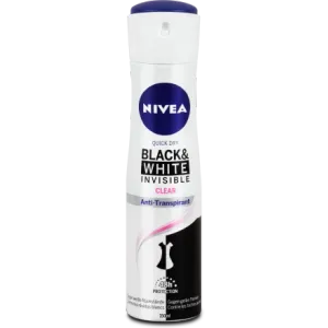 Nivea dezodorans u spreju Black&White Invisible clear 150ml