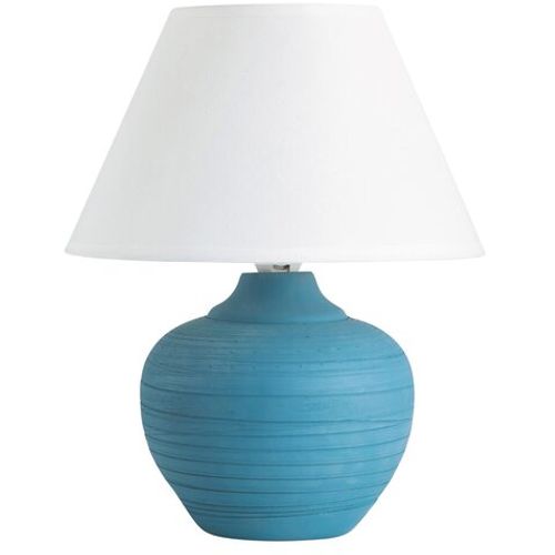 Rabalux Molly keramička stona lampa E14 40W plavo/bela slika 2