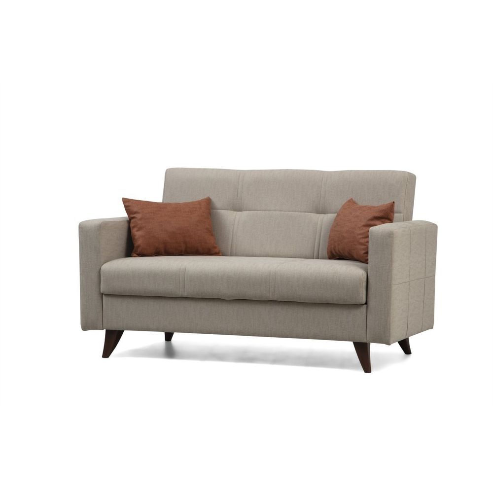 Polya - Bež Sofa na Razvlačenje za Dva Sjedišta slika 4