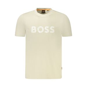 BOSS SHORT SLEEVE T-SHIRT MEN BEIGE