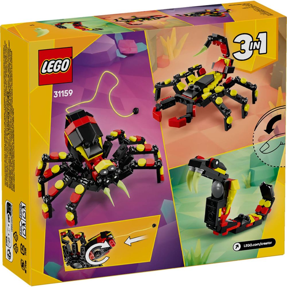 LEGO 31159 Divlje životinje: Opaki pauk slika 11