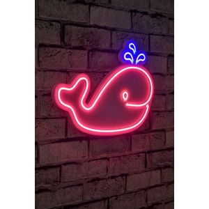 Wallity Ukrasna plastična LED rasvjeta, Baby Whale