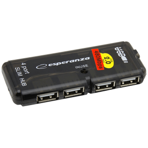 Esperanza USB2.0 razdjeljnik,  HUB, 4 porta - EA112