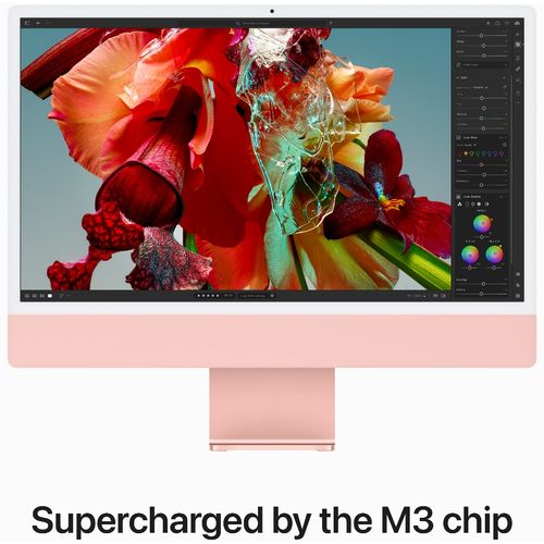 Apple iMac 24 M3 (MQRT3ZE/A) pink all-in-one 23.5" 4.5K Apple Octa Core M3 8GB 256GB SSD macOS slika 5