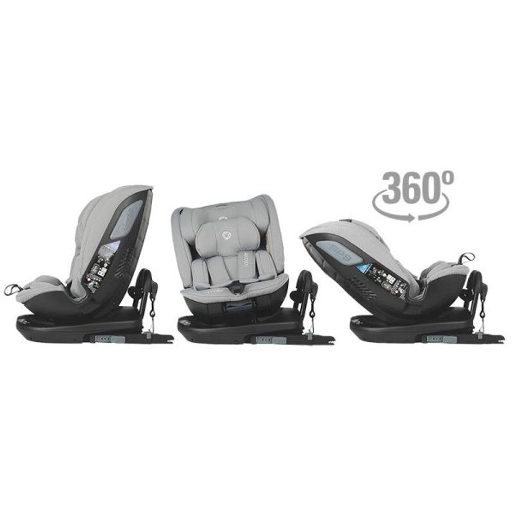 Coccolle® Autosjedalica iSize 40-150 cm 360° Velsa, Neutral Grey slika 8