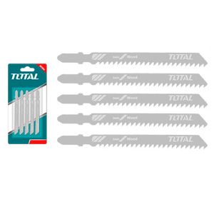 TOTAL 5-dijelni set listova za ubodnu pilu za drvo HCS/74mm /8TPI (TJSBT111C)