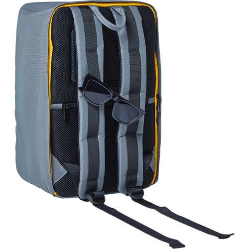 Cabin size backpack for 15.6" laptop, Polyester, Gray slika 6